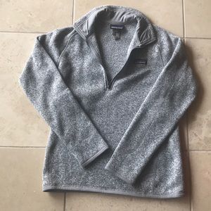Patagonia Better Sweater Quarter Zip Birch White